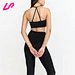 black sports bra thin straps